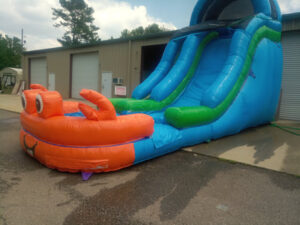 13Under sea wet dry water slide