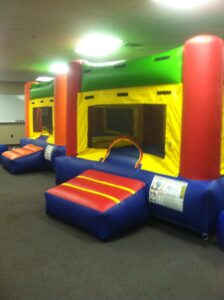 Fun Indoor bounce house moonwalk