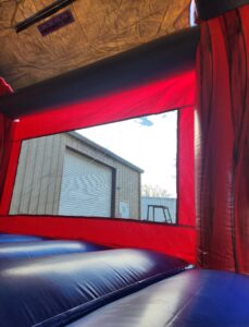 Avengers bounce house inside